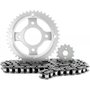 Kit  de relação / Tração Titan 125 ate 1999 1045 Riffel